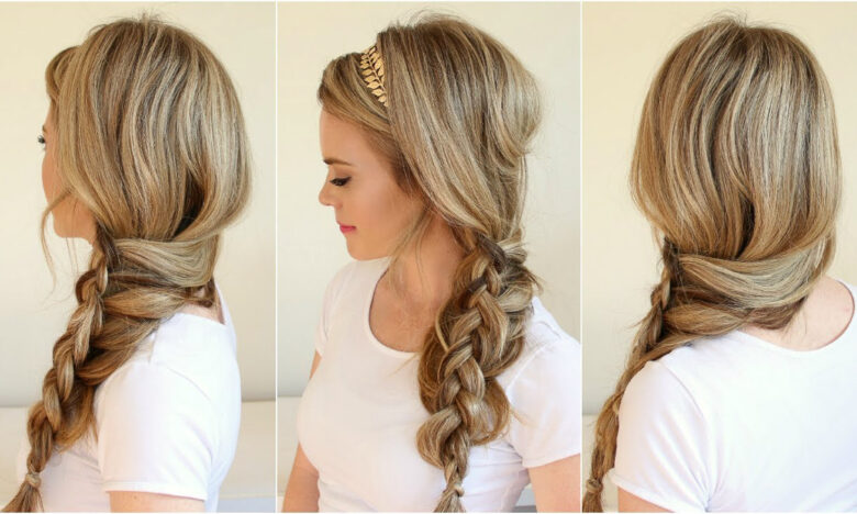 mermaid side braid