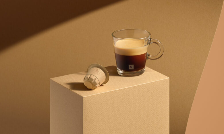 koffiecapsule op basis van papier
